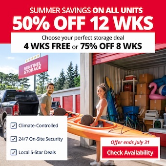 Sentinel Storage - Spruce Grove West Promotion